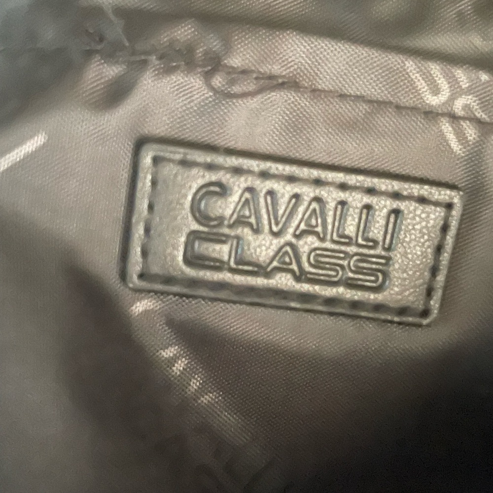 Cavalli Class Red and Brown Tote Bag - Picture 4 of 4